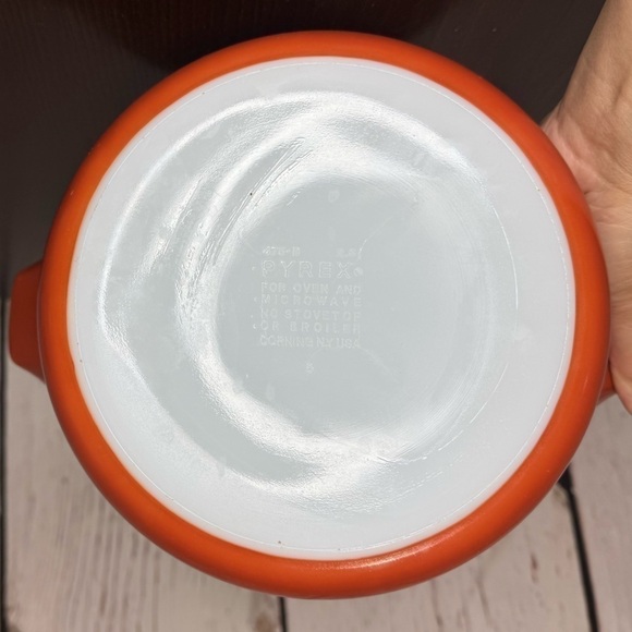 PYREX autumn harvest wheat pattern 1 qt serving bowl Vintage EUC - Picture 5 of 10